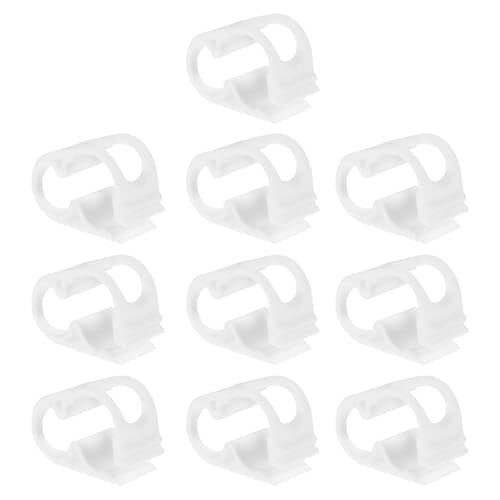 ULTECHNOVO 10 Pcs Silicone Hose Clamps Adjustable Tubing Clips Flow Regulator Water Flow Control Shut Off Clip for Siphon Hose in Industrial and Plumbing Use
