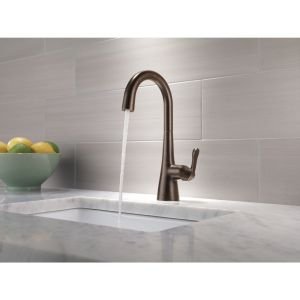 Delta Faucet 1953LF-RB Single Handle Bar/Prep Faucet, Venetian Bronze,12.31 x 2.19 x 5.38 inches
