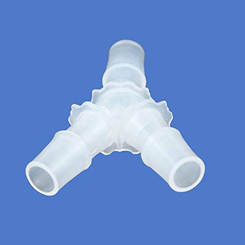 5/8" Hose Barb Fitting Equal Barbed Y Shaped 3 Way Plastic Joint Splicer Mender Adapter Union for Air Line Tubing Pipe (Pack of 4) - size: 5/8"