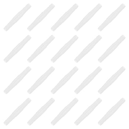 uxcell 20Pcs Aquarium Air Valve Connector, Plastic Inline Tubing Non-Return Valves for 5mm ID Airline Tubing Fish Tank Pond Air Line, White