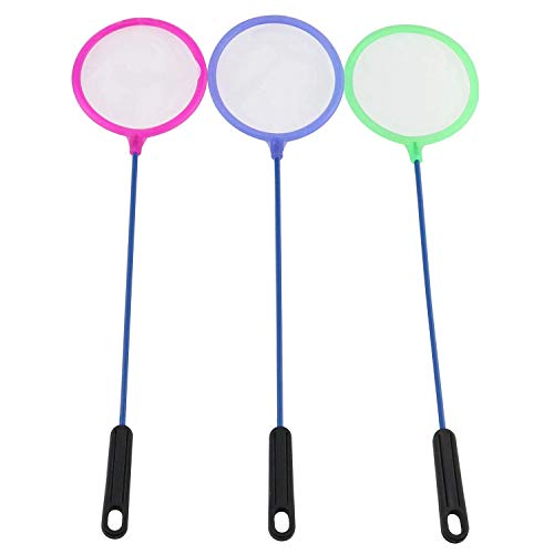 DGZZI Aquarium Fish Net 5PCS Plastic Artemia Sieves Super Dense Mesh Aquarium Fish Tank Tool for Artemia Eggs New Born Fish 10cm Diameter