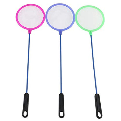 DGZZI Aquarium Fish Net 5PCS Plastic Artemia Sieves Super Dense Mesh Aquarium Fish Tank Tool for Artemia Eggs New Born Fish 10cm Diameter