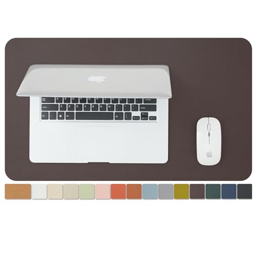 Cork Desk Mat - Small Dual-Sided Desk Pad for Office and Home - Desk Organization and Accessories - Ideal for Large Mouse Pad and Small Desk Mats on Top of Desks(Coffee,23.6"x 13.8") - color: Coffee, size: 23.6" x 13.8"