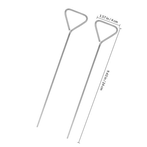 Ciieeo 6pcs Stainless Steel Triangle Cell Spreader Rods Lab Tools for Petri Dishes Laboratory Cell Applicator Spreaders Laboratory Science Experiment Kit
