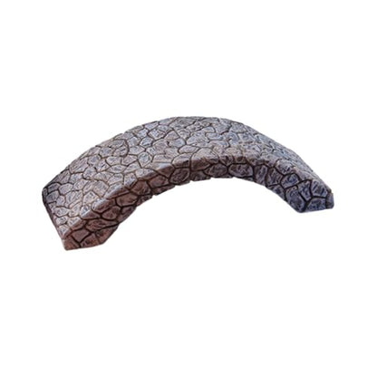 Miniature Arch Bridge Figurine Aquarium Decoration Decorative Resin Fairy Garden Accessories Small Statue Flower Pot Decor, Without Railings