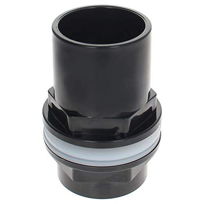 MroMax 40mm/1.57" ID PVC Aquarium Water Pipe Connector Joint Straight Tubes Hose Connector Fish Tanks Accessories 1pcs - size: 1pcs 40mm