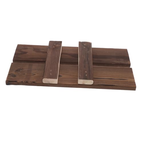 OUNONA 4pcs Vintage Wooden Fish Tank Board Stable Structure for Ceramic Pots and Statues Retro Aquarium Decor Flexible Features Unique Artistic Atmosphere for Aquariums - size: 30.00X8.00X1.50CM