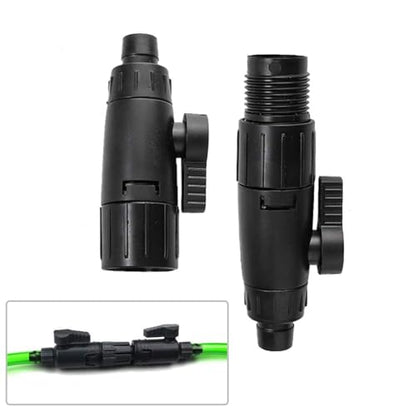 Aquarium Hose Valve, Fish Hose Pipe Quick Release Connector Adapter Aquarium Filter Connector(12mm/0.5inch)