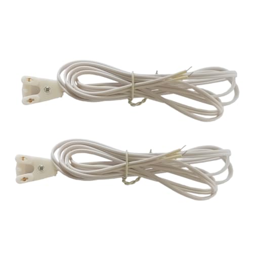LED Lamp Connecting Wire 4ft T8 G13 for Fluorescent LED Tube Light Single Head Connector Cable Power Cord Single Ended/Dual Ended G13 LED Light Fixture Extension Cable Wire