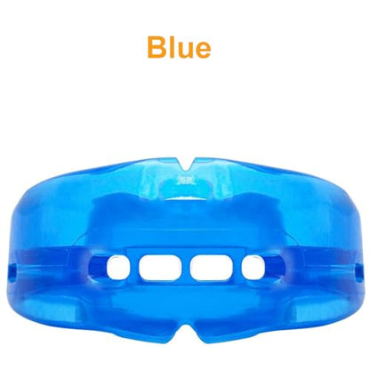 Coolrunner Double Braces Mouth Guard, Youth Sports Athletic Mouth Guards - color: Blue