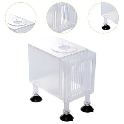Aquarium Filter Box Pump Protection Shield - Universal Pump Case Container for Fish Tank & Pond Pumps- Large White