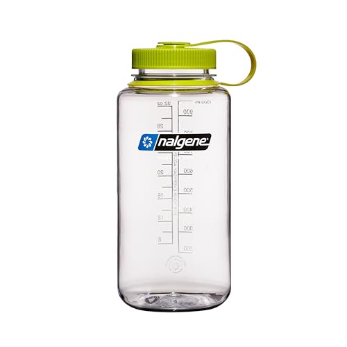 Nalgene Sustain 32 oz. Wide Mouth Water Bottle - color: Clear, size: 32 Ounces