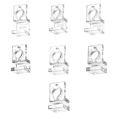 10pcs Aquarium Lid Support Bracket Fish Cover Holder Stand Fishtanks Cover Support Clamp Clips, Suitable for 5mm