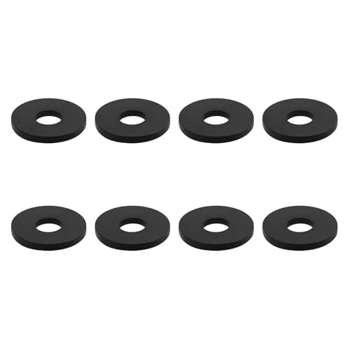 8 PCS Multi Purpose Rubber Spacer, 1-2/5" OD x 1/2" ID x 1/8" Thickness Rubber Washers for Screws, Anti Vibration Pads for Bolts, Car, Boat, Home (35 * 12 * 3mm) - size: 1-2/5" OD x 1/2" ID x 1/8" Thickness