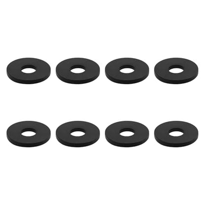 8 PCS Multi Purpose Rubber Spacer, 1-2/5" OD x 1/2" ID x 1/8" Thickness Rubber Washers for Screws, Anti Vibration Pads for Bolts, Car, Boat, Home (35 * 12 * 3mm) - size: 1-2/5" OD x 1/2" ID x 1/8" Thickness