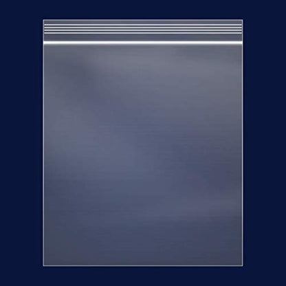 100 Count - 11" x 14" Large Zip Bags - 2 Mil Reclosable Zip Plastic Poly Bags with Lock Seal Zipper for Prints, Photos, Documents, Clothing, T-Shirt - size: 11" x 14"