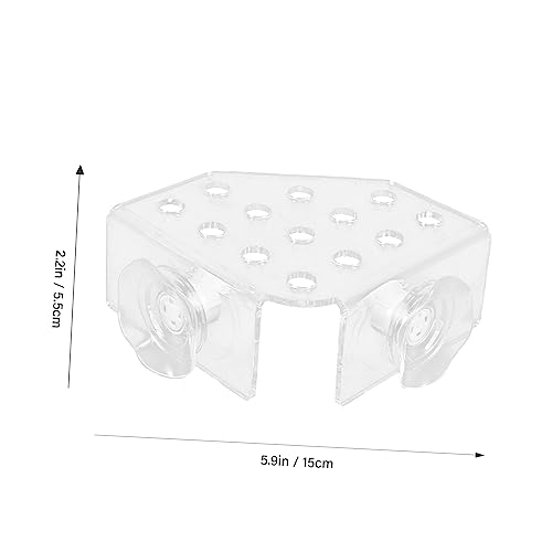 Toddmomy Coral Rack Stand for Fish Tank Acrylic Coral Holder for Aquatic Displays Wear-Resistant Versatile Design Aquarium Supply