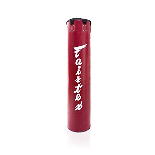 Fairtex HB6 Banana Heavy Bag, Muay Thai MMA Kickboxing Boxing Punching Bag - color: HB6 Red, size: Unfilled