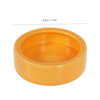 SUPVOX Floating Feeder Bowl Ceramic Food Dish for Reptiles Fish Small Pets -Escape