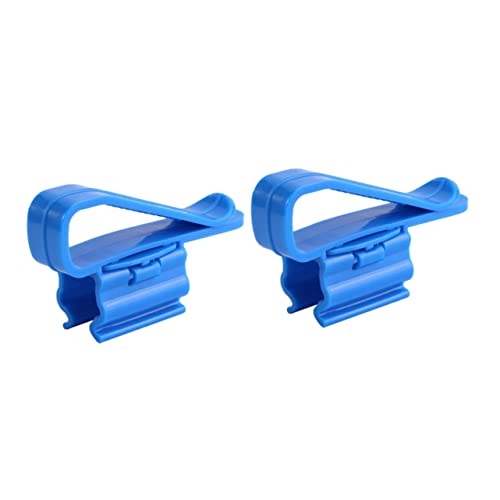 WOONEKY Aquarium Filtration Hose Holder 2pcs Set Water Clip for Fish Tank Clean Pump Adjustable Tube Fixing Clamp Sturdy Soft Hose Clamp Suitable for Tropical Fish Tanks