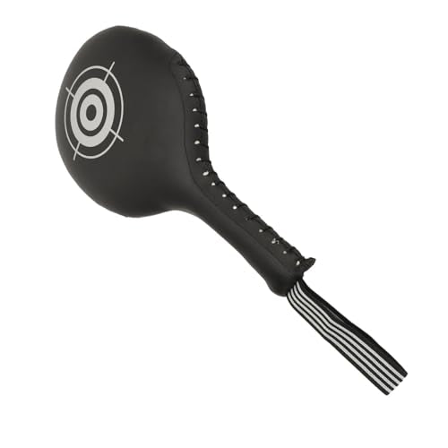 Boxing Target Paddle Kickboxing Hitting Target Pad Martial Arts Training Equipment Taekwondo Karate Kickboxing for Martial Arts Training (Black)