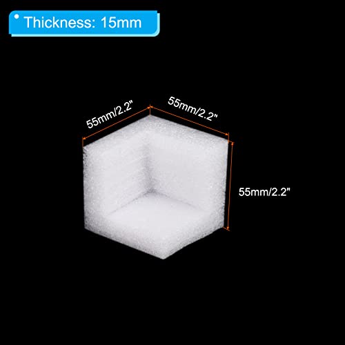 PATIKIL Foam Corner Protector 2.2x2.2x2.2 Inch Polyethylene Edges Guard for Moving Packing Pack of 30