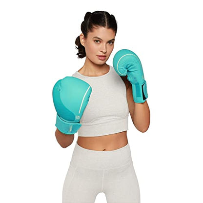 Sanabul Easter Egg Boxing Gloves for Women, Pro Training MMA Kickboxing Muay Thai Gloves, Sparring Punching Heavy Bag - color: Mint, size: 8 oz