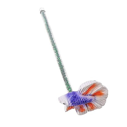 Betta Fish Training Wand Betta Starter Kits Resin Training Stick NaturalHabitat Fishtank Betta Tail Wand Aquariums Decor Fish Tanks Decoration Resin Aquarium Decoration
