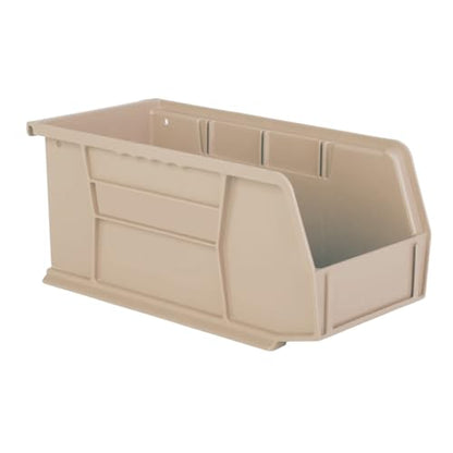 HE HUDSON EXCHANGE 11" x 5.5" x 5" Plastic Stackable Storage Bin, Stone - color: Stone, size: 1 Pack
