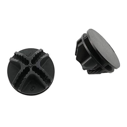20pcs Black Grid Cube Organizer Connector Plastic Rod Steel Wire Panels Mounting Connectors for Closet Storage Shelving Shoe Rack