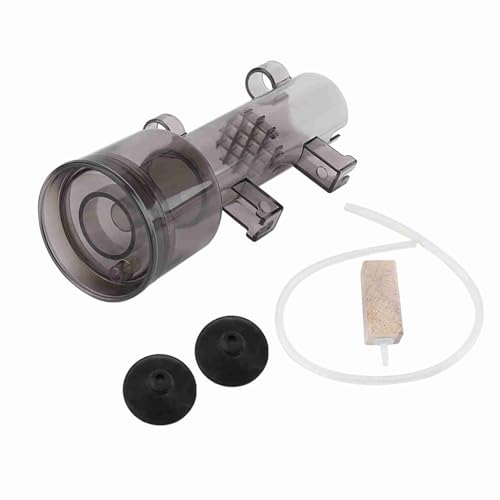 RS-4003 Protein Skimmer for Saltwater Aquariums, Compact Acrylic Design Quiet Operation for Small Tanks and Nano Fish Tanks