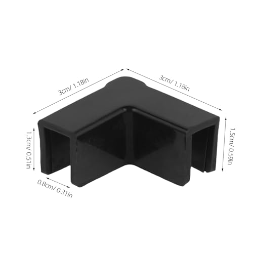 100pcs Fish Tank Edge Protector for Glass Aquariums, Plastic Corner Guards for 15mm Thick Tanks, Anti-Impact Design, Enhanced Safety & Damage Prevention