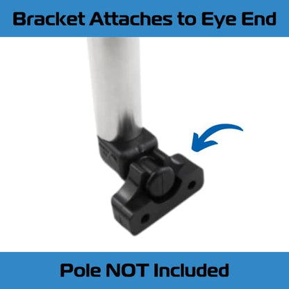 Brackets for Bimini Top Internal Eye Ends 90 Degree - Nylon Bimini Top Hardware