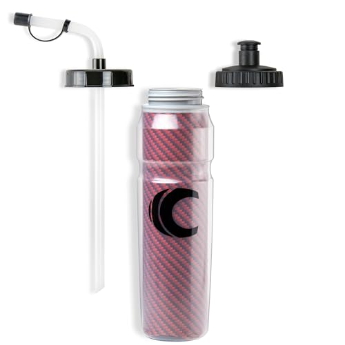 Cannon Sports 28oz Insulated Squeeze Water Bottle with Straw, Leak Proof Lids, 2 lids (Straw and Squeeze), Double Wall Insulation, Wide Mouth, BPA-Free (2 Pack) (Red) - color: Red