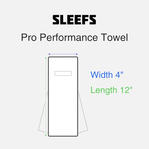 SLEEFS Basic White Football Towel - color: Basic White