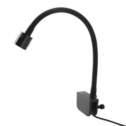 Omabeta LED Aquarium Clamp/Holder On Light for 3-6 Gallon Fish Tank, Adjustable Clamp Lamp for Plants and Fish, USB Power Supply, Aluminum Alloy + Silicone Soft Tube (Neutral Light) - size: Neutral Light