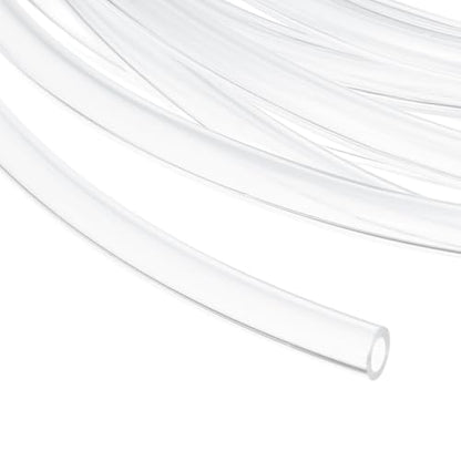 uxcell 1/8 Inch Clear PVC Tubing, 3mm ID x 6mm OD - 15ft PVC Tube Lightweight Vinyl Hose, Transparent Flexible Plastic Water Tubing for Air Oil Water Transfer Aquarium Irrigation - size: 3mm ID x 6mm OD