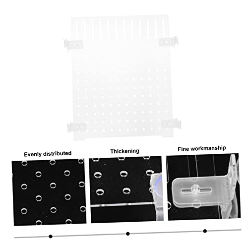 DIY Acrylic Fish Breeding Divider Board Aquarium Separator for Fish Tanks Durable Transparent Isolation Panel with Suction Cups for Betta and Guppy Care