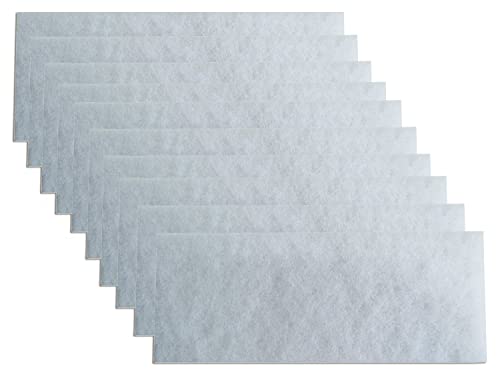 Aquarium Filter Box, Fish Tank Filter Waterfall Flow Fliter Box, Fountain Pump, High Lift Submersible Water Pump, Hydroponics, Filter Accessories, Filter Media (Filter cotton 10 pieces)