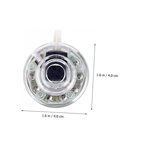 Colorful Led Aquarium Air Bubbler USB Connection Oxygen Diffuser for Fish Tanks and Aquariums Creates Tiny Air Bubbles to Oxygen Levels for Home Office and Pools