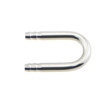 2PCS Stainless Steel Aquarium U Tube Fish Aquarium Air Pump Oxygen System U Tube Connector Aquarium Accessories Suitable for 0.15in/4mm Air Hose