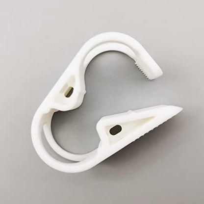 10PCS PBT Plastic Tubing Clamp 140 Degree Celsius Heat Resistant Adjustable Tube Clip Laboratory Industrial Flow Control Hose Clamp - size: for tube OD 1/2''-3/4'' (12-18mm)PBT