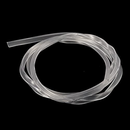 uxcell U Channel Edge Trim, 4.9ft Length Soft Rubber Guard Seal Strip Edge Protector Fit for 3-4mm Edge, (5/16" W x 9/32" H) Clear - size: 5/16"x 9/32"x 4.9ft