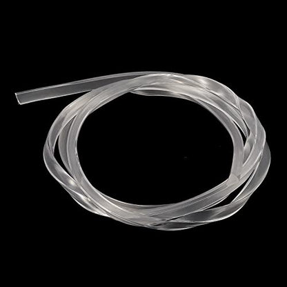 uxcell U Channel Edge Trim, 4.9ft Length Soft Rubber Guard Seal Strip Edge Protector Fit for 3-4mm Edge, (5/16" W x 9/32" H) Clear - size: 5/16"x 9/32"x 4.9ft