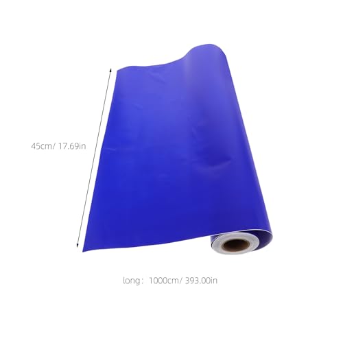 Aquarium Background PVC Self-Adhesive Fish Tank Sticker Roll 10 Meters X 45 Cm Blue Underwater Scenery Decor for Fish Tanks and Aquariums