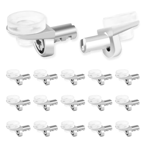 50 Pcs 1/5 Inch 5mm Shelf Pins - Cabinet Shelf Pegs with Silicone Suction Cups, Heavy Duty Shelf Pins for Support Kitchen Furniture, Shelf Pegs 5mm - color: 50-Pack