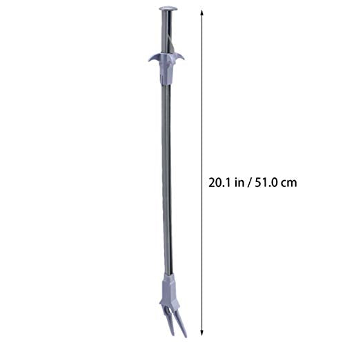 Extra Tweezers 20 Inch Curved Tip Tweezer Tongs for Aquarium Fish Tank Plants