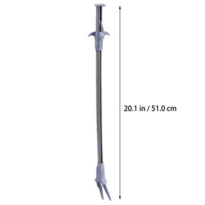 Extra Tweezers 20 Inch Curved Tip Tweezer Tongs for Aquarium Fish Tank Plants