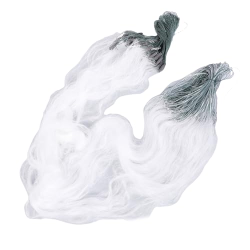 50m/1.5m 3 Layers Nylon Saltwater Fishing Hand Throw Bait Trap Net Gill Spin Outdoor Thread Tool with Accessories(3 Finger) - color: 3 Finger