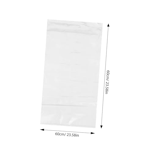 ABOOFAN 50PCS Clear Fish Transport Bags Leak Packaging for Live Fish Aquatic Plants for Aquariums Pet Stores Hobbyists Transparent Design for Easy Monitoring